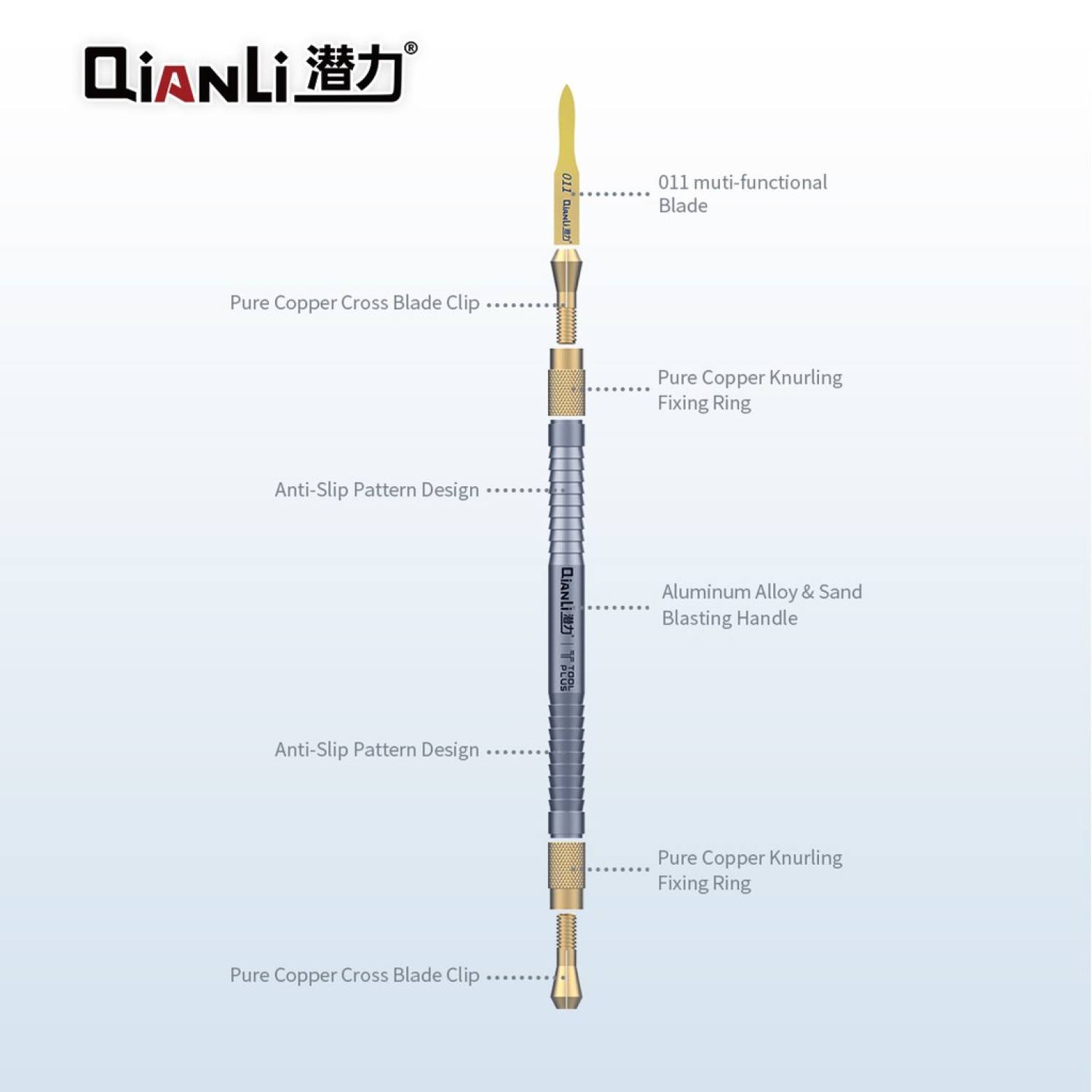 Cán dao kỹ thuật 2 đầu Qianli