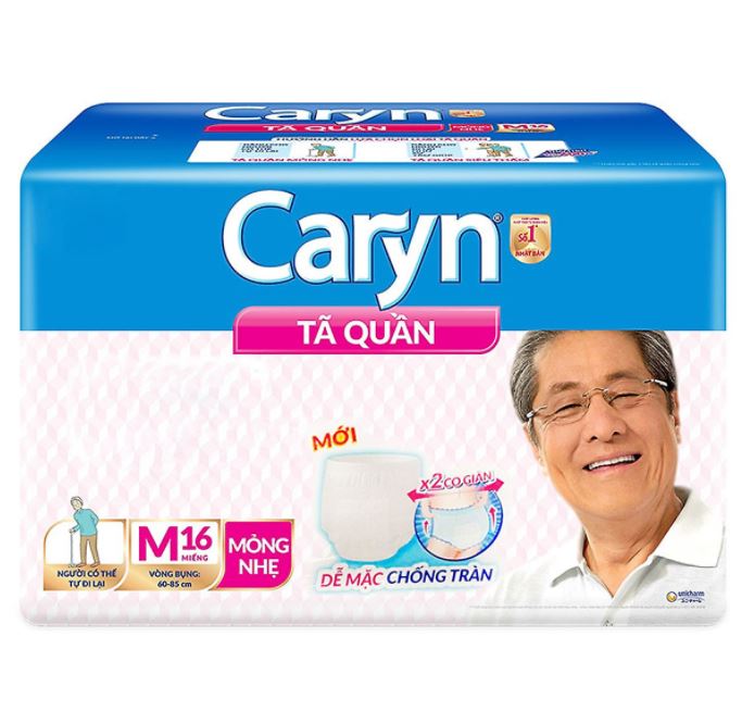 FREESHIP Tã Quần Caryn M16 miếng siêu mỏng