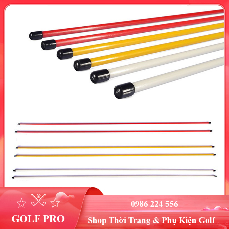 Que định hướng chơi golf tập swing và put chỉnh tư thế lưng chuẩn dụng cụ tập golf tại nhà QH002
