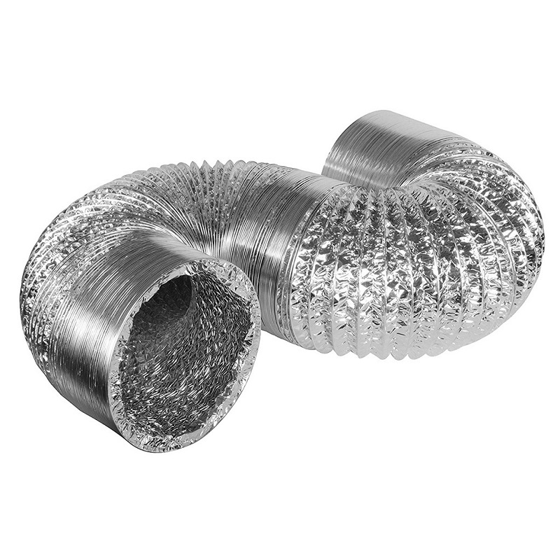 Ống gió bạc mềm D250 dài 8m không bảo ôn
