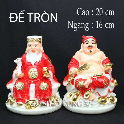 [ Cao 18 cm , 22 cm ]TƯỢNG THẦN TÀI -THỔ ĐỊA [COMPOSITE + BỘT ĐÁ  ]