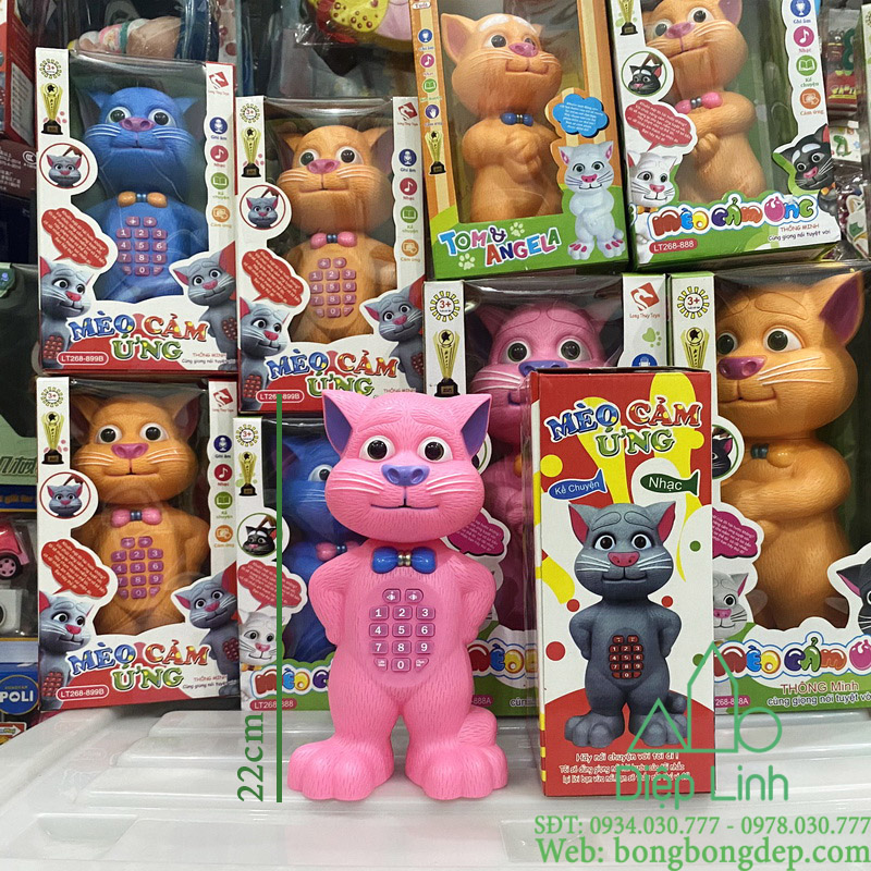 [HCM]Mèo Tom kể chuyện biết hát thông minh cảm ứng ghi âm nói - BẢO HÀNH 6 THÁNG