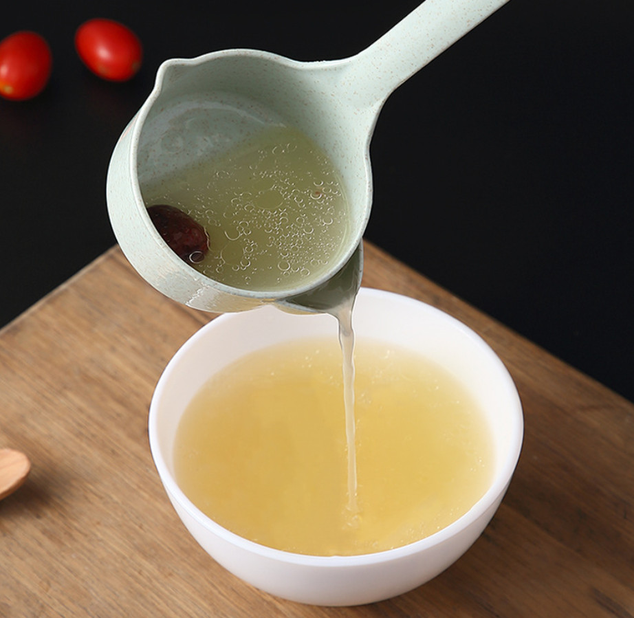 Muỗng canh lúa mạch lọc dầu mỡ 2in1 thông minh
