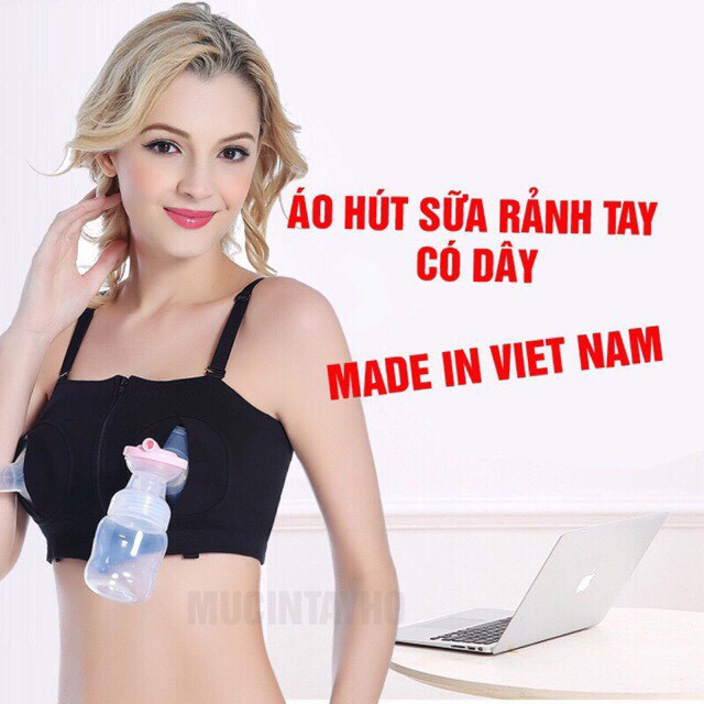 Áo Hút Sữa Rảnh Tay Loại 1 (Có Dây Đeo)
