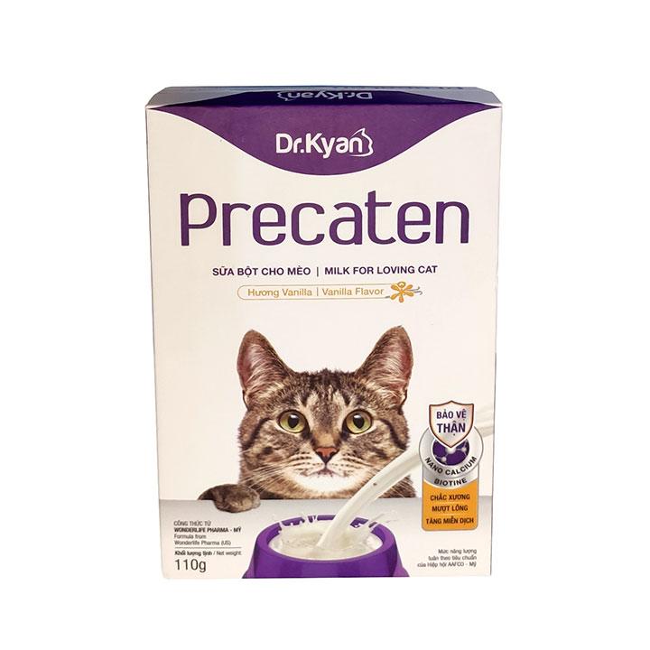 [HOÀN TIỀN 10%]Sữa bột cho mèo Dr.Kyan Precaten Gói 110g - CutePets