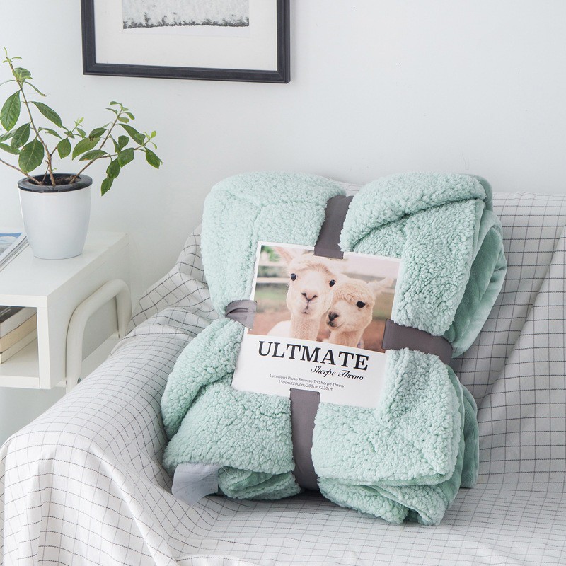 [Hàng Xuất Khẩu] Chăn Lông Cừu Tuyết Ultimate Sherpa Throw 2m X 2m3