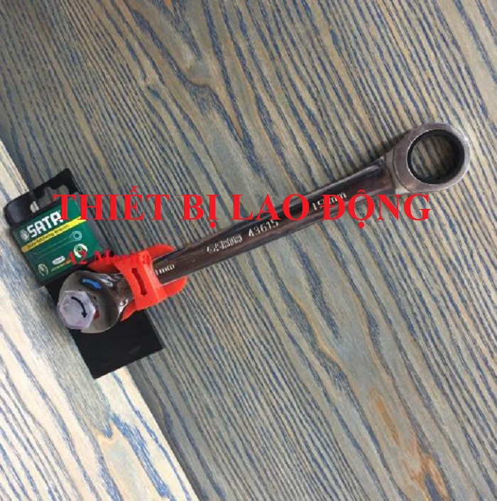 Cờ lê vòng miệng tự động 19mm Sata 43615