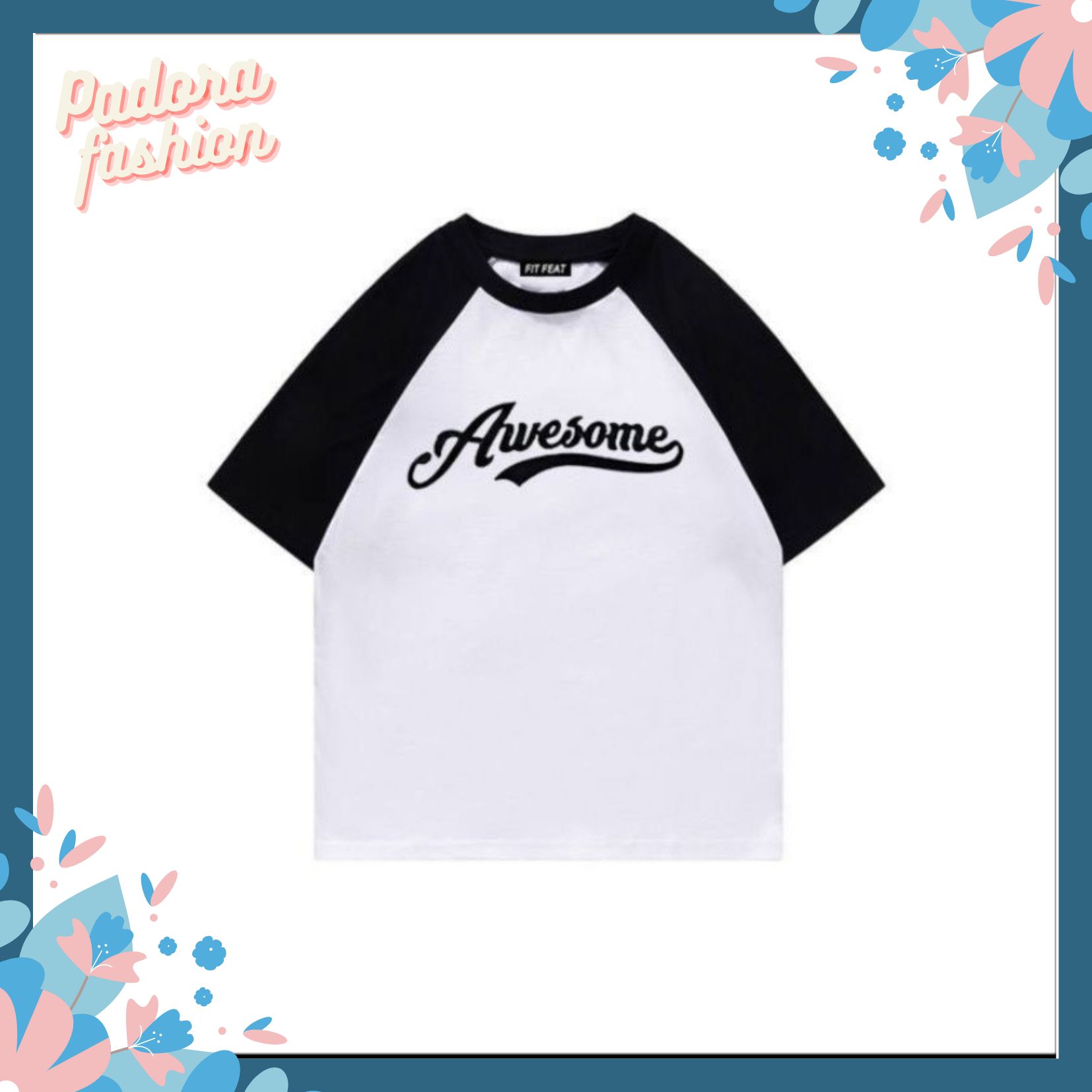 Áo thun nữ cổ tròn áo babytee Awesome Padora-A410