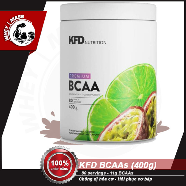 Hồi Phục Cơ Bắp Tăng Sức Bền Chống Dị Hóa Cơ Bắp KFD NUTRITION PREMIUM BCAAs 400g (80 servings) cao cấp