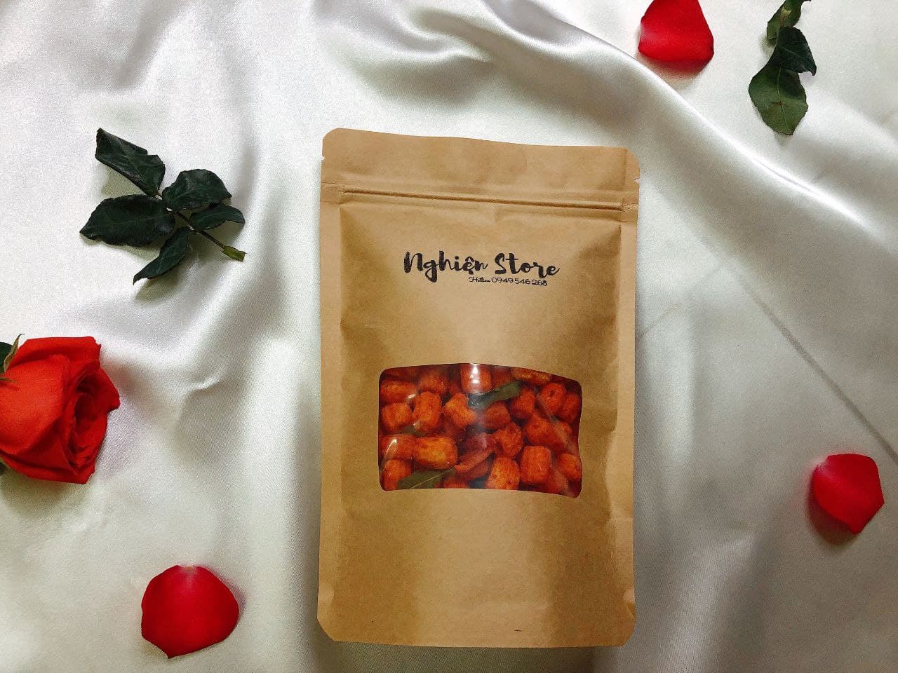 [HCM]Nui lắc khô bò lá chanh 250gr