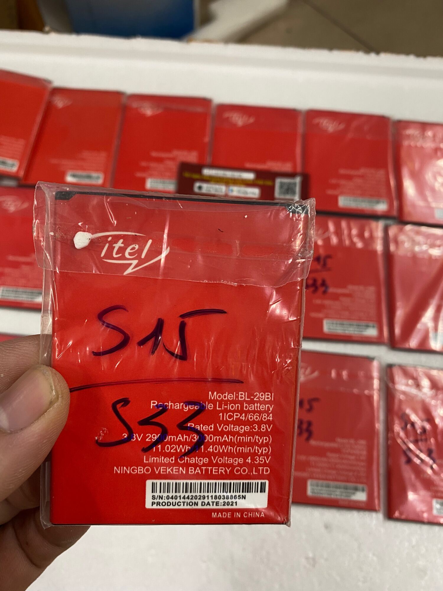 Pin itel s15 /s33/s15 pro