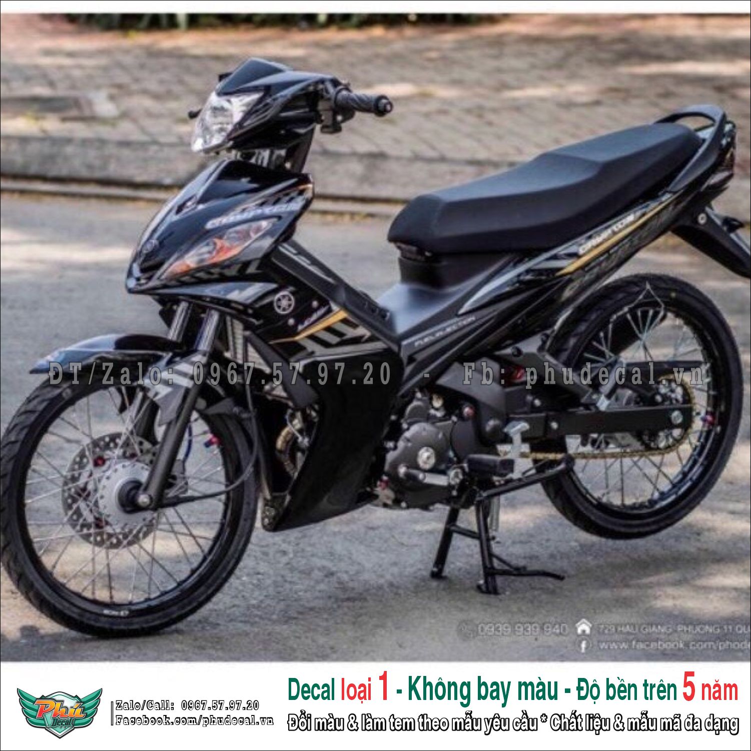 Tem rời ex 2010 đen crypton