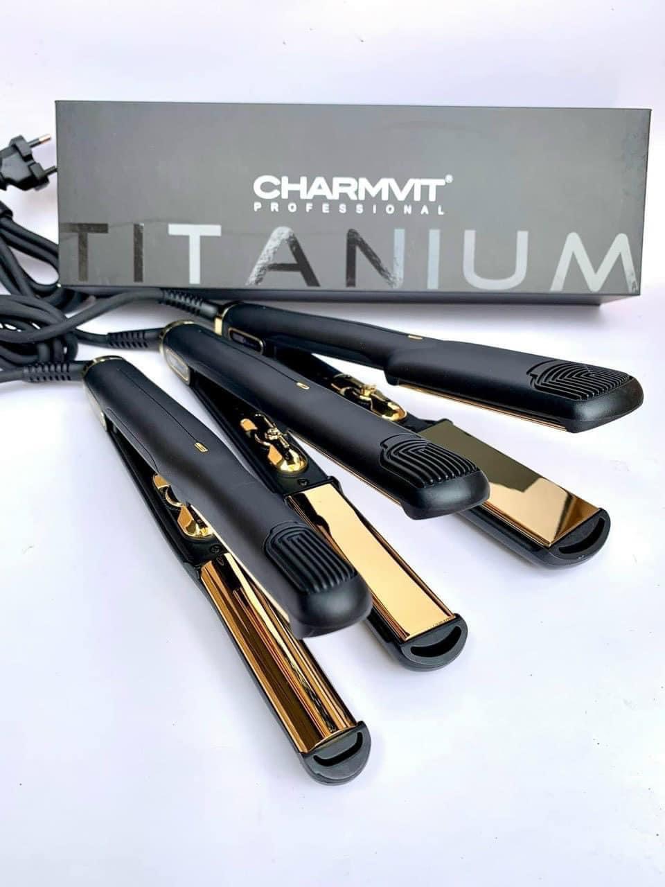 Máy kẹp duỗi (ép) tóc cao cấp CHARMVIT TITANIUM (Hàn quốc)