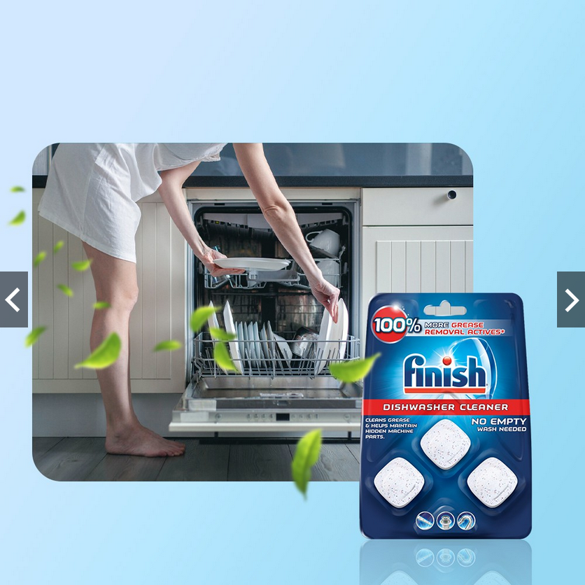 Bột rửa bát finish 2.5kg dùng cho Máy rửa bát