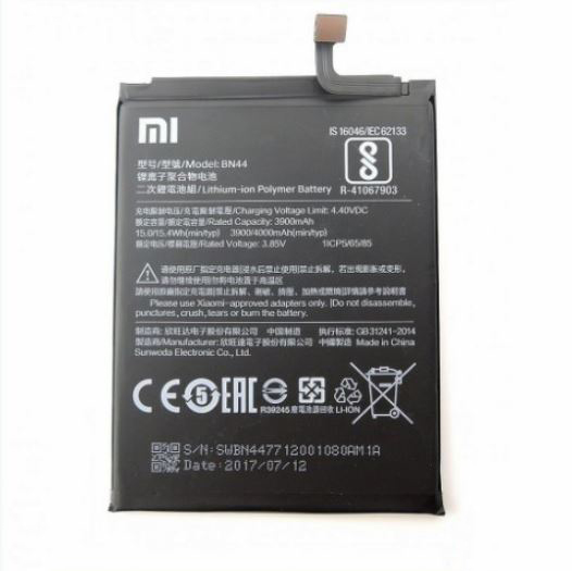 PIN XIAOMI BN44 / REDMI NOTE 5 / REDMI 5 PLUS / 4000MAH ( LOẠI 1 BẢO HÀNH 6 THÁNG )