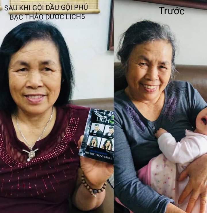 Dầu Gội Đen Tóc Thảo Dươc LICH 5