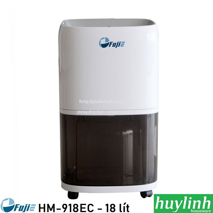 [HCM][Trả góp 0%]Máy hút ẩm dân dụng Fujie HM-918EC - 18 lít/ngày