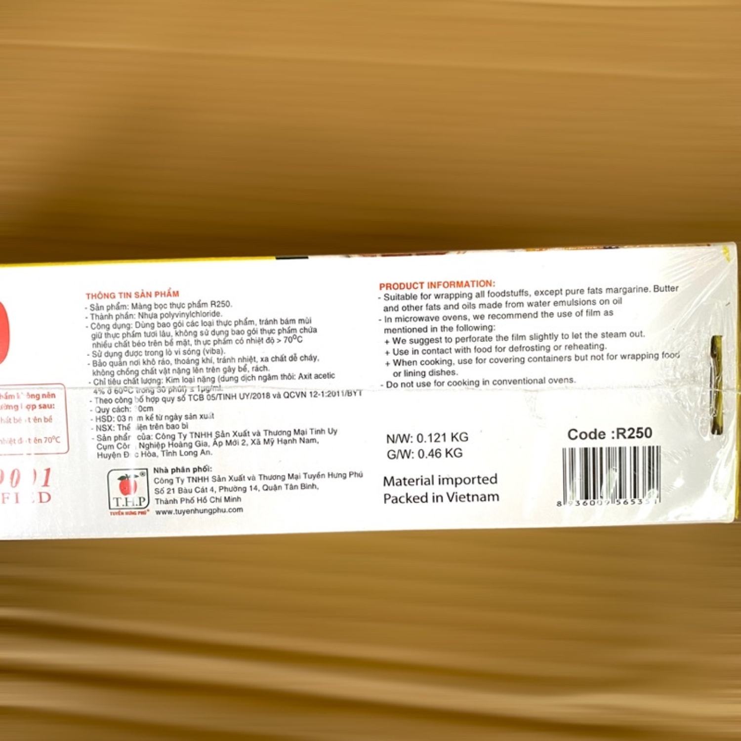 Màng Bọc Thực Phẩm Food Wrap 250M x 30CM