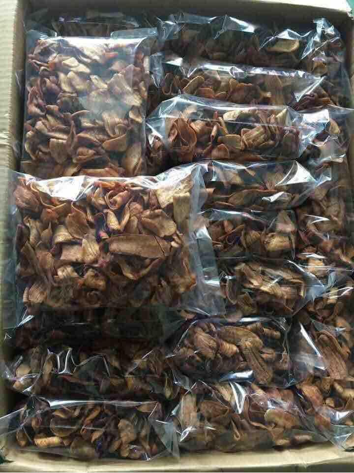 Chuối sấy giòn loại 500g, túi zip