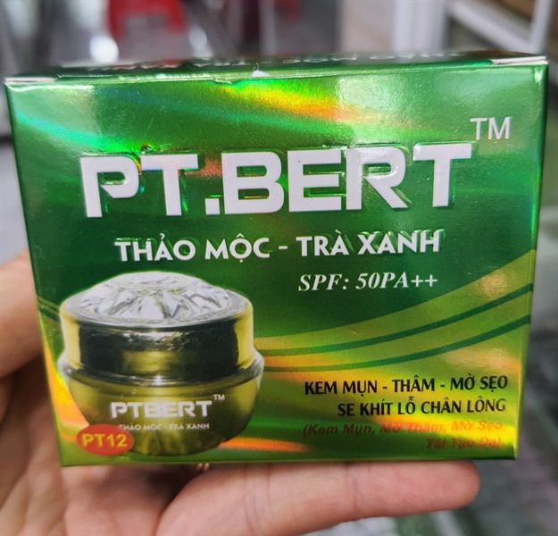 KEM PT.BERT MỤN - MỜ THÂM - LIỀN SẸO - SE KHÍT LỖ CHÂN LÔNG