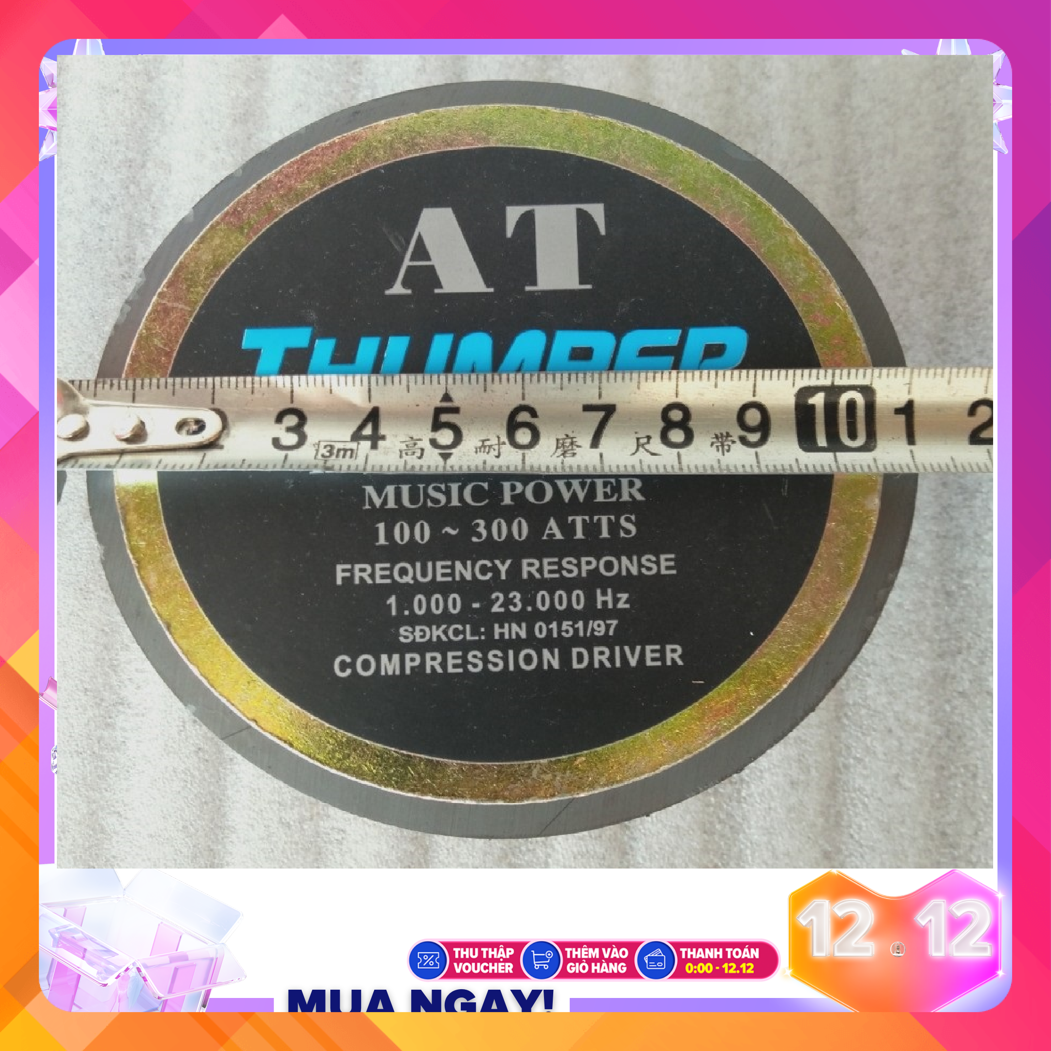 1 củ loa treble kèn 450 thumper 120 coil 51