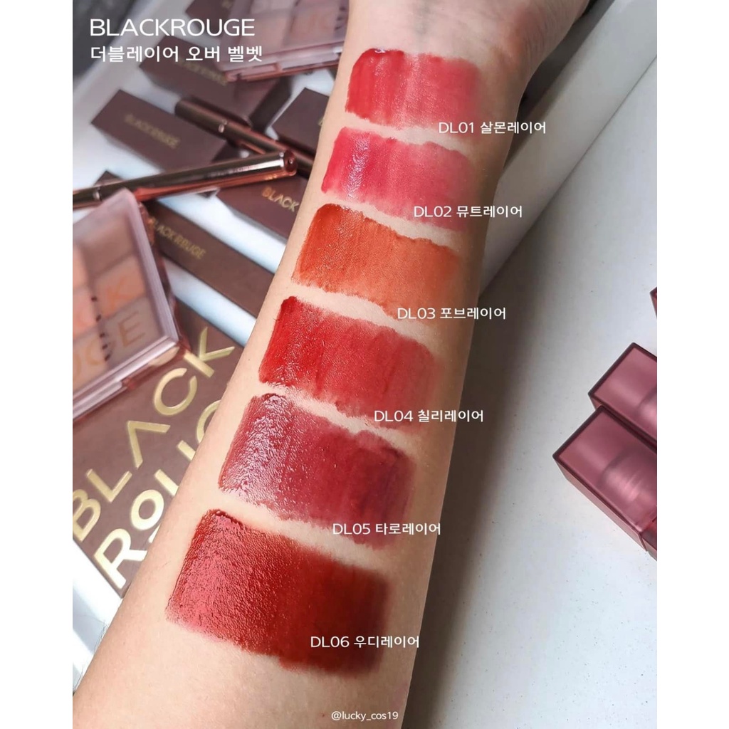 SON BLACK ROUGE DOUBLE LAYER OVER VELVET MẪU MỚI
