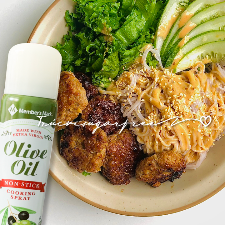 Dầu Olive Extra Vigin Members Mark dạng xịt 0 calo [eat clean , keto , gymer , tiểu đường, ăn kiêng]