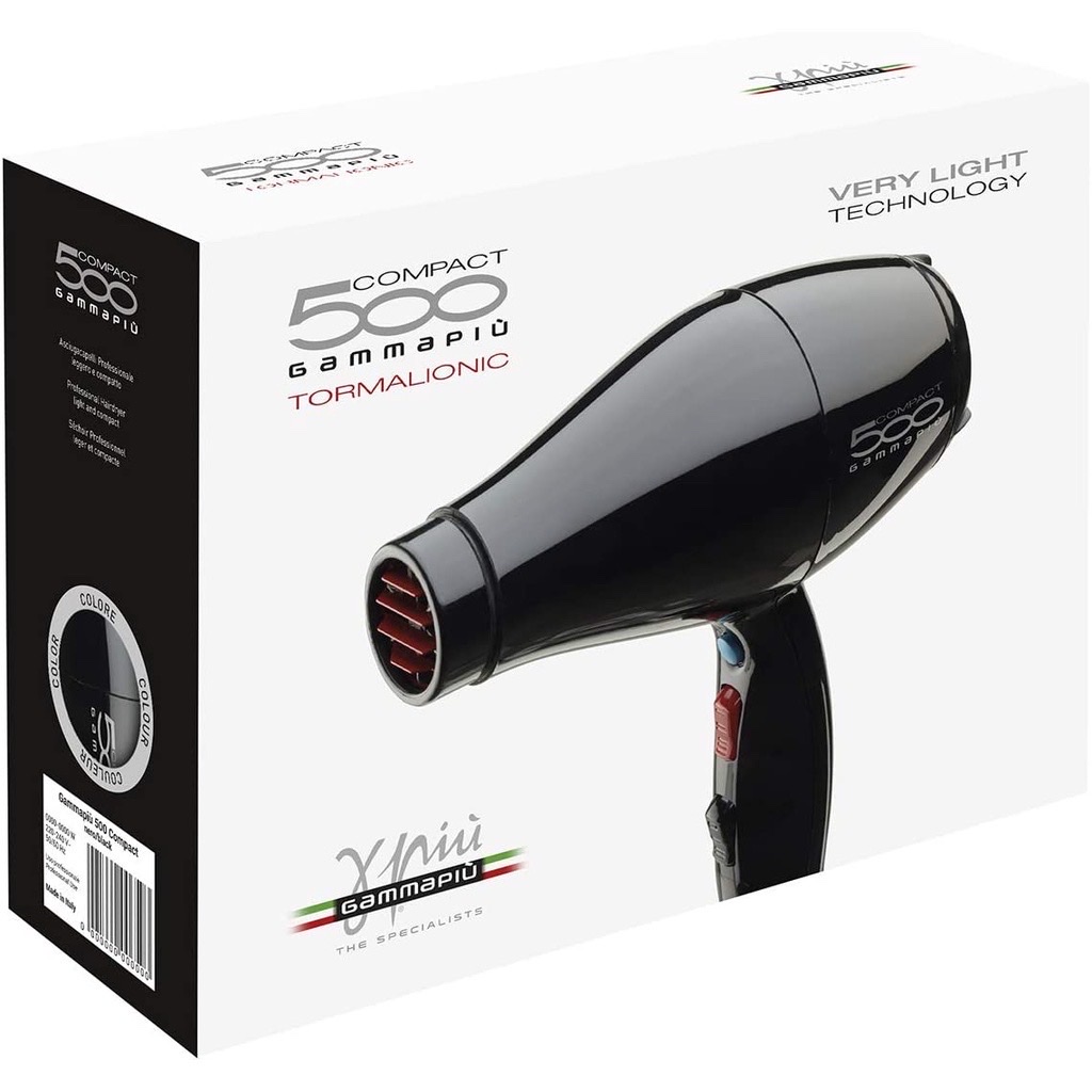 Máy sấy tóc cao cấp Davines Hair Dryer 500 Compact Gammapiu Tormalionic 2100W