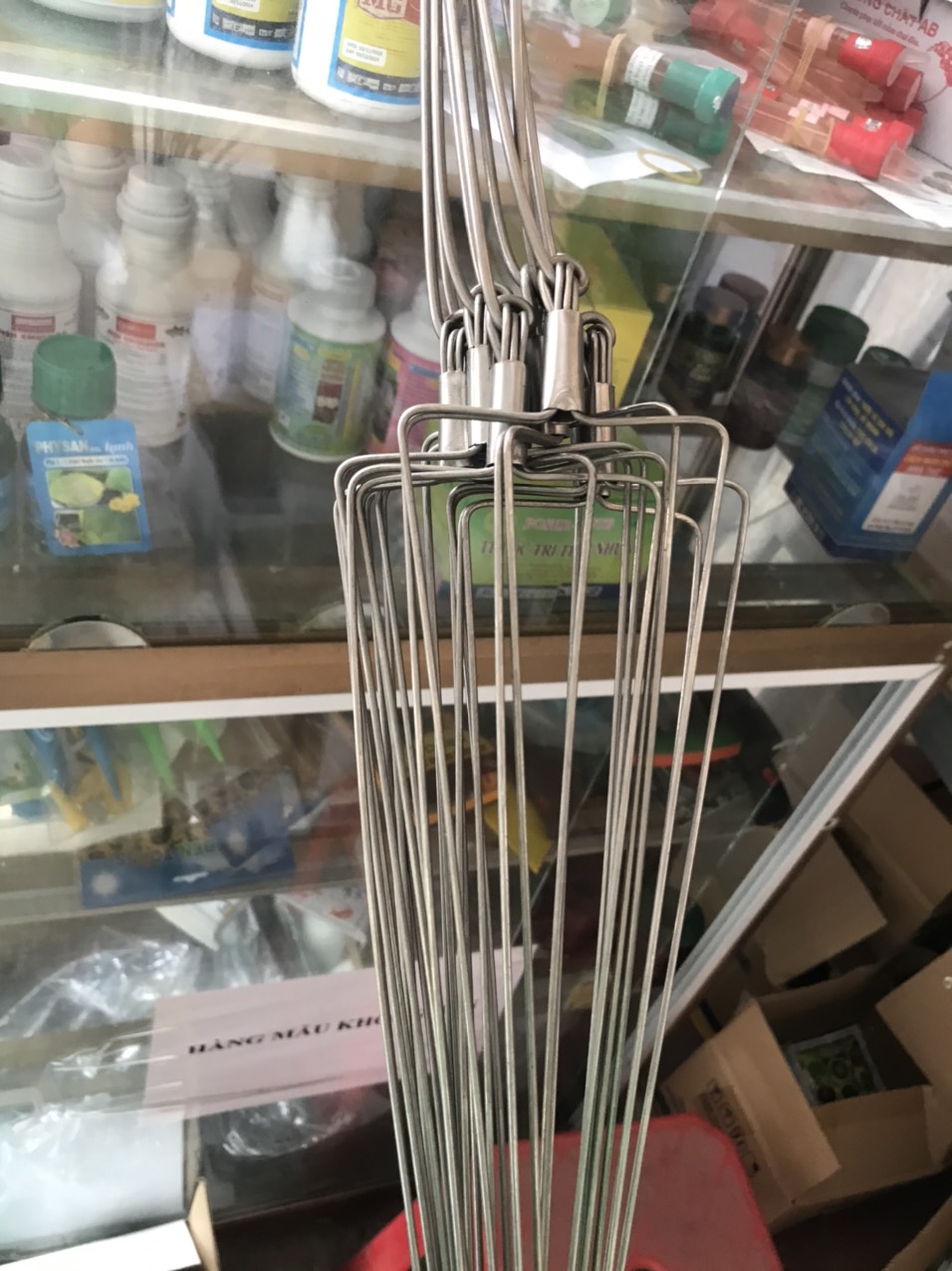 Móc treo hoa Lan 3 chân inox loại 90cm