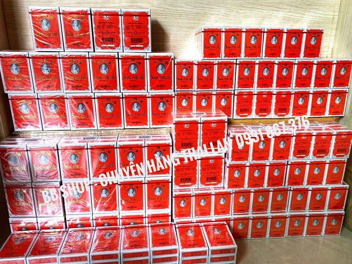 [HCM]DẦU GIÓ ĐỎ THÁI LAN SIANG PURE OIL