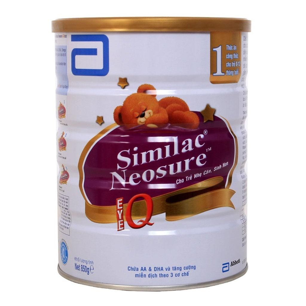 SỮA BỘT SIMILAC NEOSURE 1 850G - Huệ Lan Mart