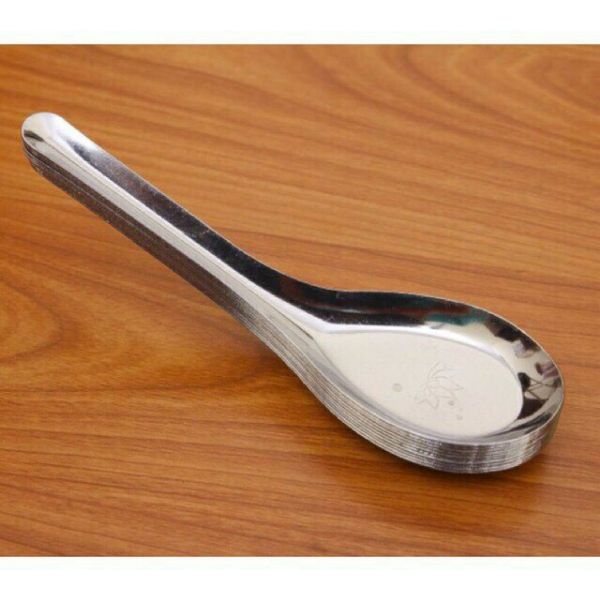 Set 5 Thìa inox ăn cơm phở không gỉ