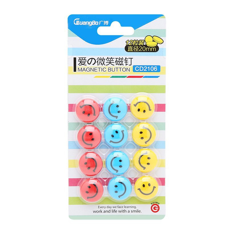 Nam Châm Mặt Cười Guangbo Cd2106 20Mm