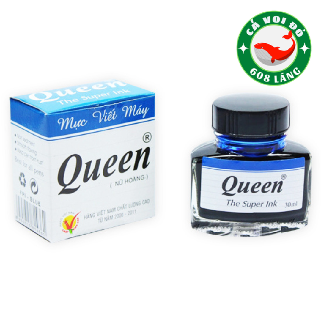 Mực Queen tím-đen-xanh