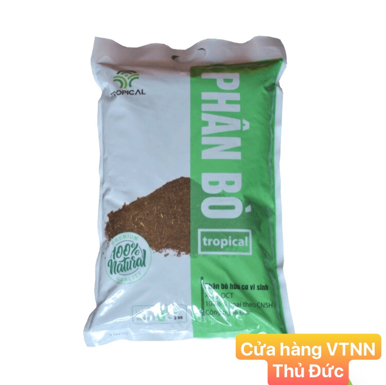 Phân bò Vi Sinh Tropical Gói 5dm3 ~2kg)