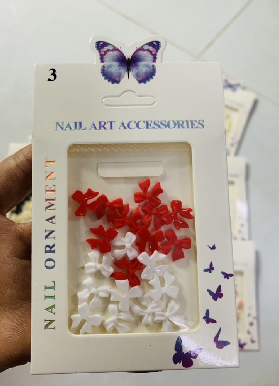 Charm nơ đính móng Nail siêu xinh