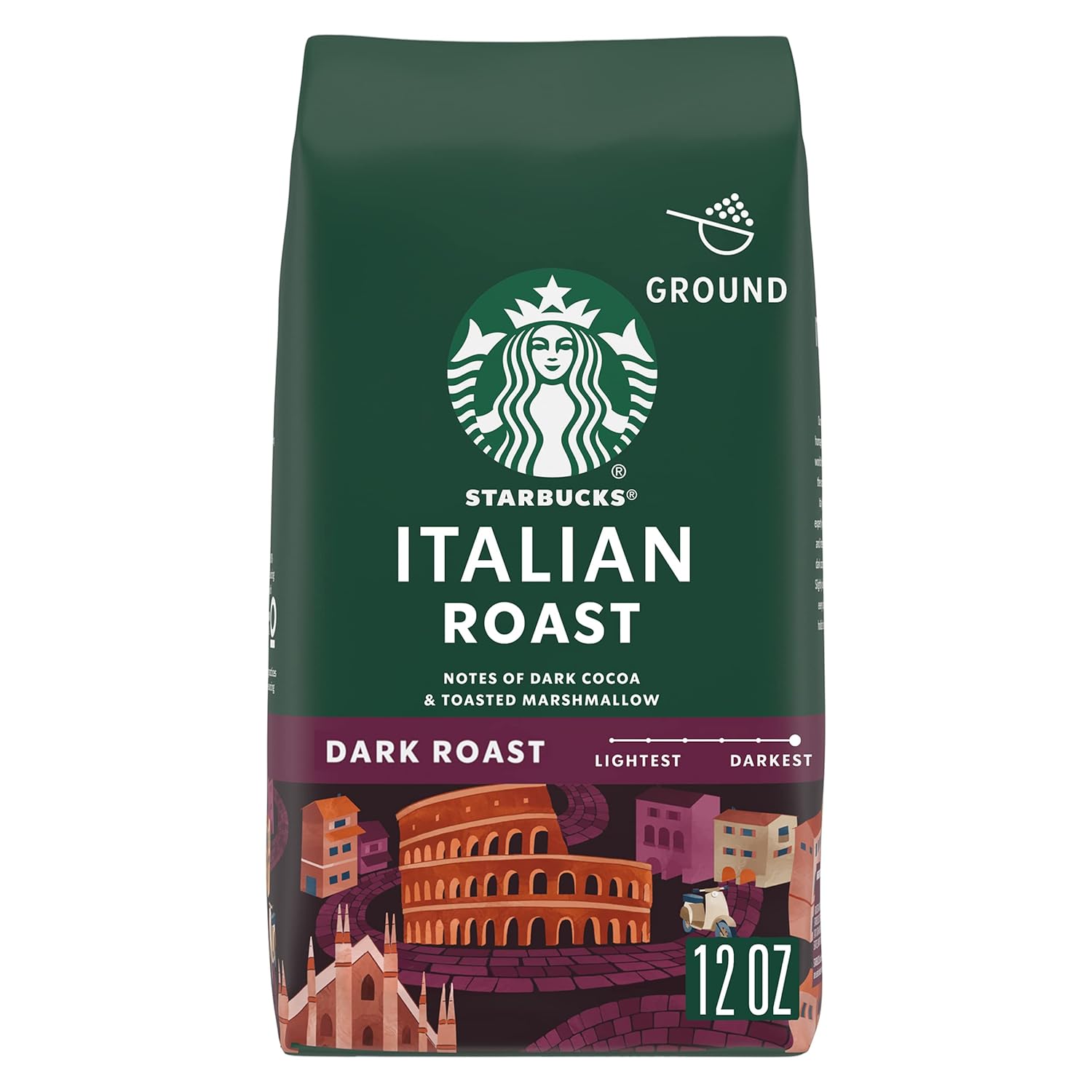 Cà phê Starbucks rang xay sẵn 100% Arabica Coffee Dark (USA)
