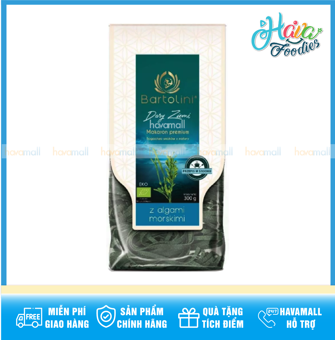 DATE MỚI NHẤT  Mì Nui Hữu Cơ Vị Tảo Sợi Dẹt Barolini 300g Organic