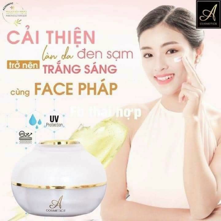 Combo Kem Face Pháp Và Serum Spot Acosmetics Mẫu Mới 2020