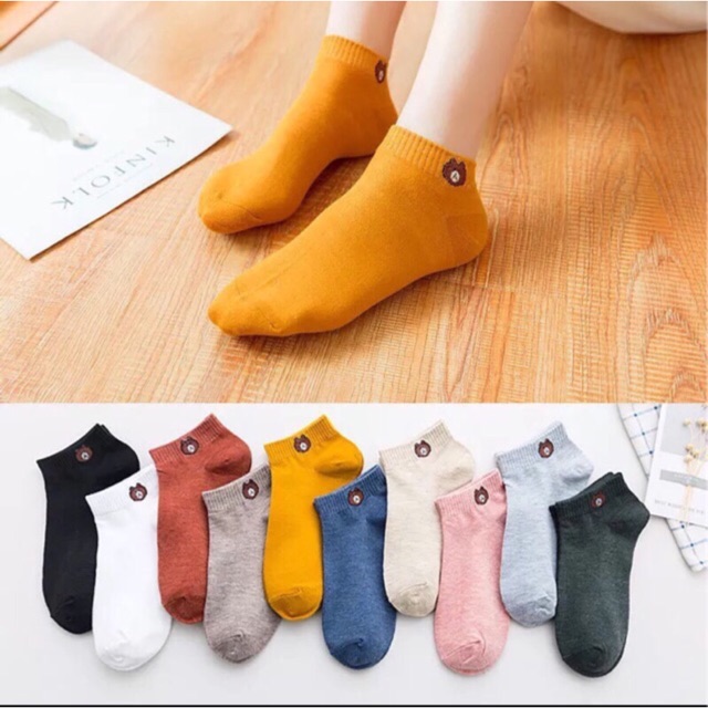 Set 10 Đôi]Tất Gấu Trẻ Em