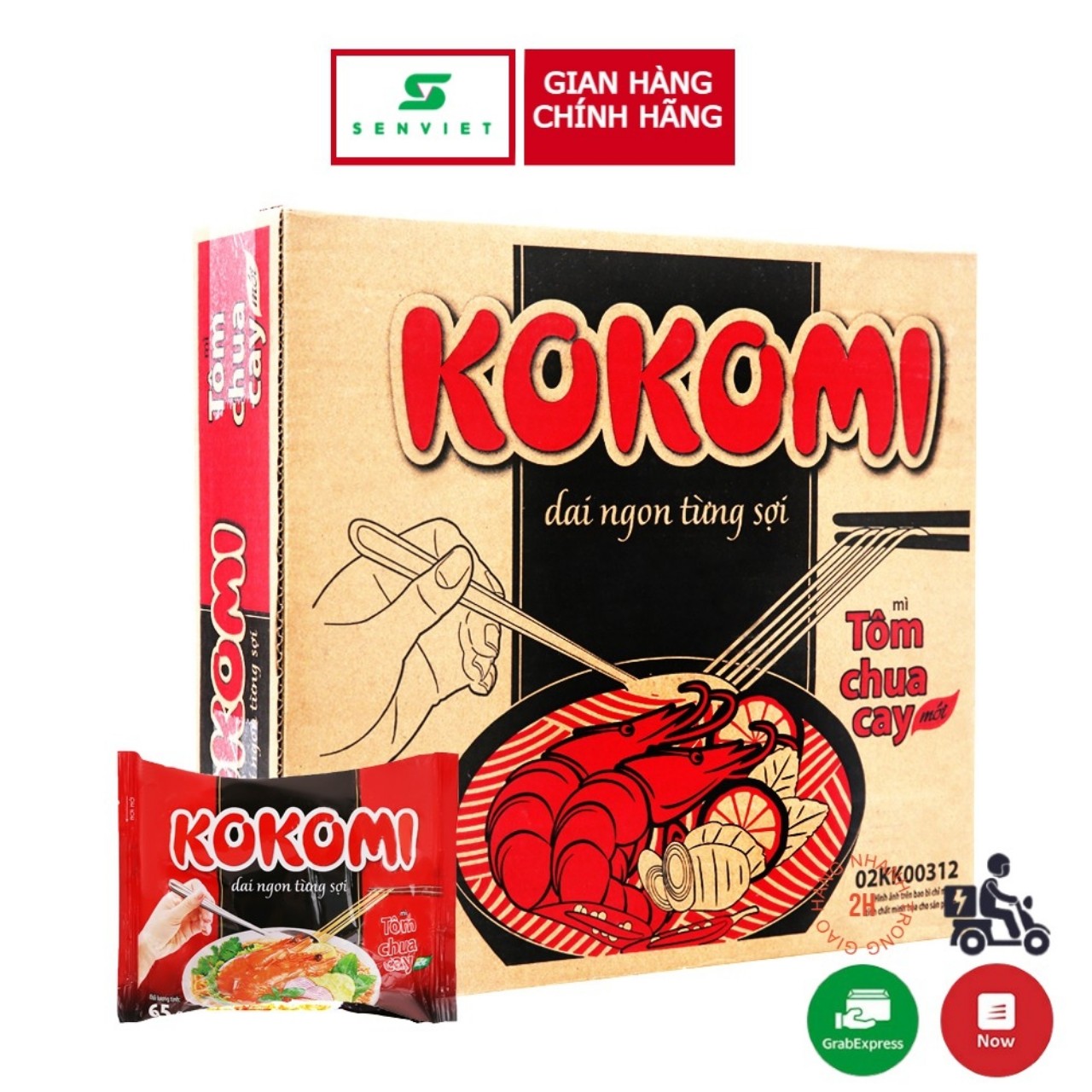 MÌ KOKOMI THÙNG 30GÓI X 65G