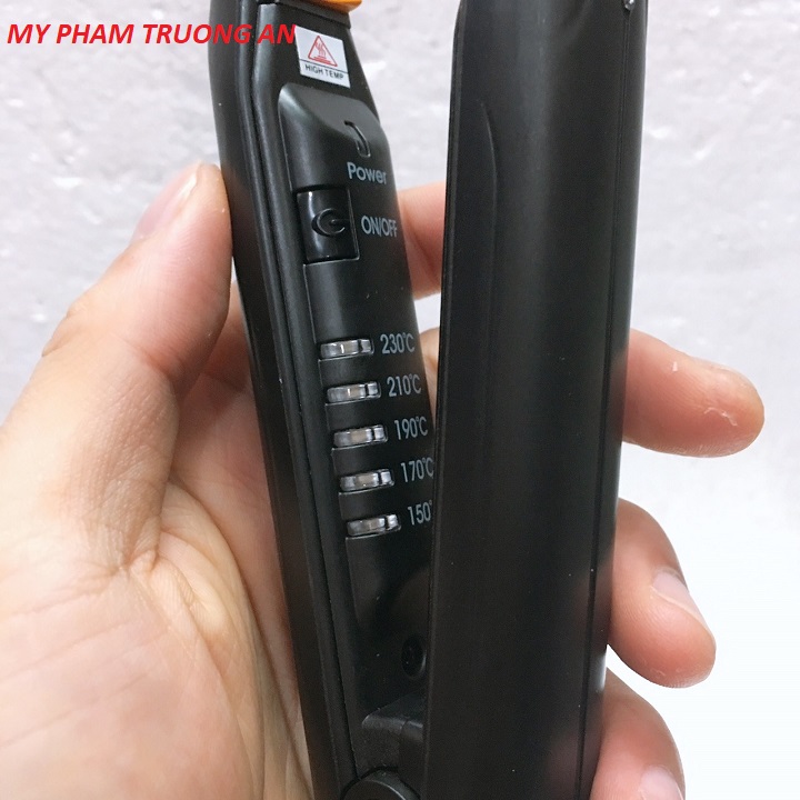High-End Men's Hair Straightener with Ceramic Plate