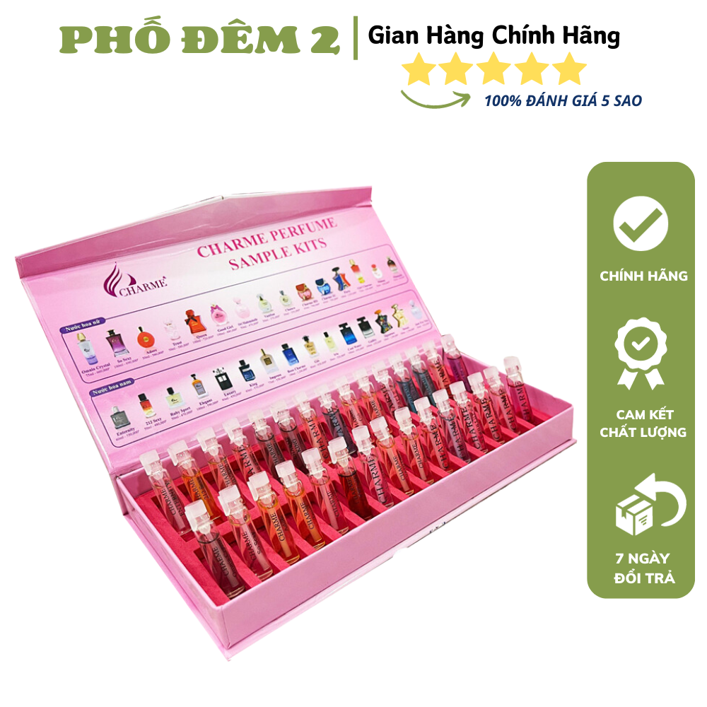 Set nước hoa mini 30 mùi