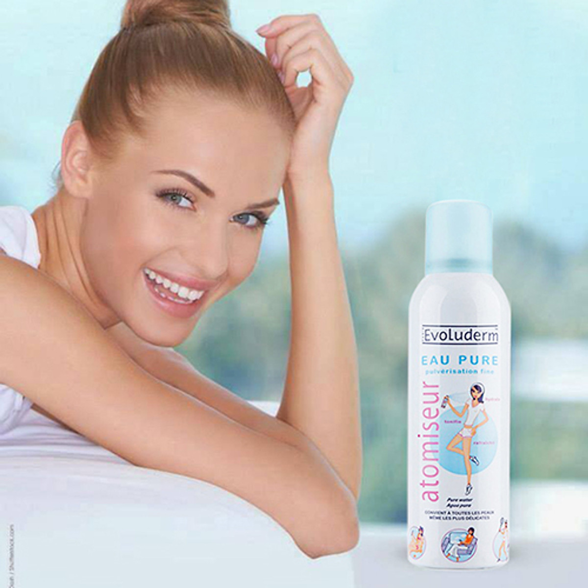 [NHIỀU SIZE] Xịt Khoáng Evoluderm Atomiseur Eau Pure Water