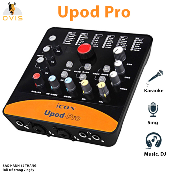 [BH 12 THÁNG] Sound card USB hát Karaoke Online Icon Upod Pro (Cam)