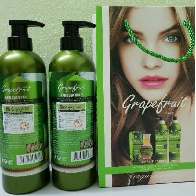 Bộ Dầu Gội- Dầu Xả tinh chất Bưởi ngăn ngừa tóc rụng kích thích mọc tóc 2 chai 850ml nội địa Anh