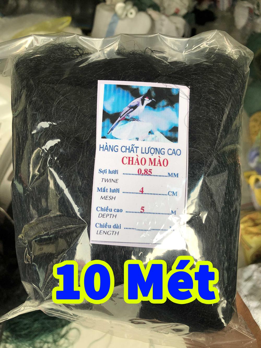 Lưới bẫy chim thái lan chào mào, sẻ - dài 10m cao 5m - mắt 4cm