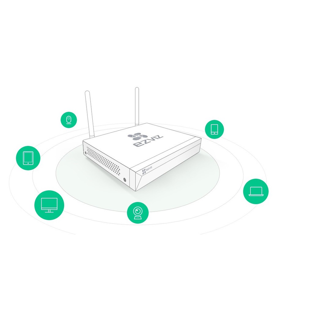 Đầu Ghi Hình Wifi Ezviz CS-X5C-4 (4 Kênh) – (Hỗ trợ cài đặt,BH 24 Tháng)