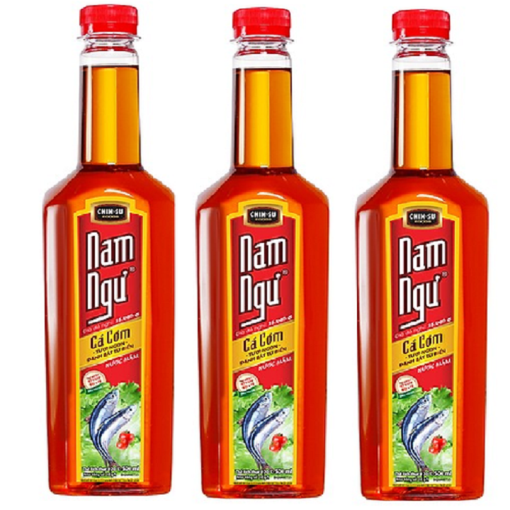 3 chai nước mắm nam ngư 750ml