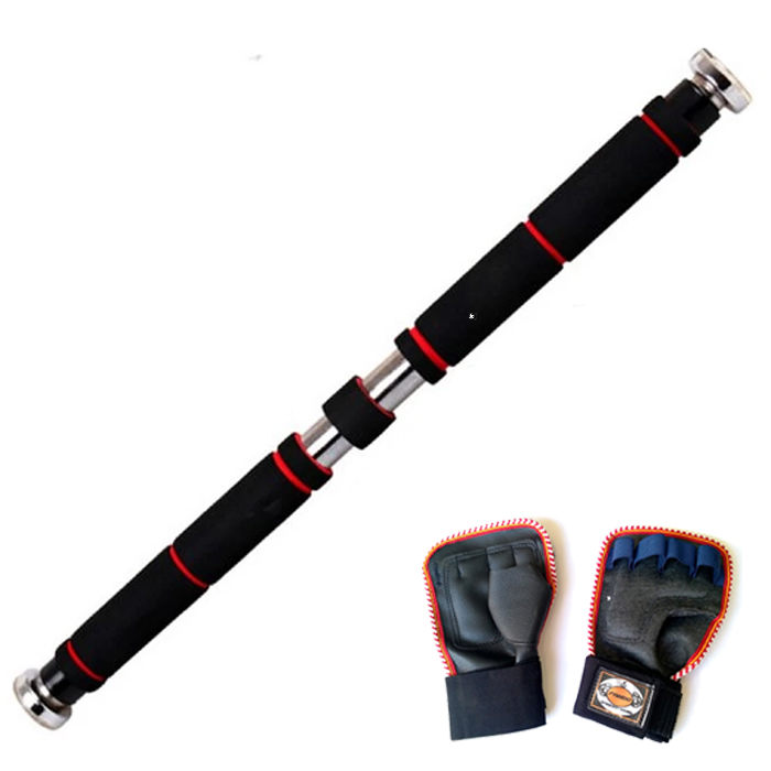 BÁO GIÁ MÁY TẬP XÀ ĐƠN | Shopee Lazada Sendo Tiki mới nhất 48 Combo xà đơn treo tường DNS (KT 60-110cm) không cần bắt vít + Găng tay tập xà đơn